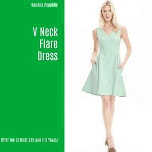 NWT Banana Republic V Neck Flare (2 for $40) (A31)